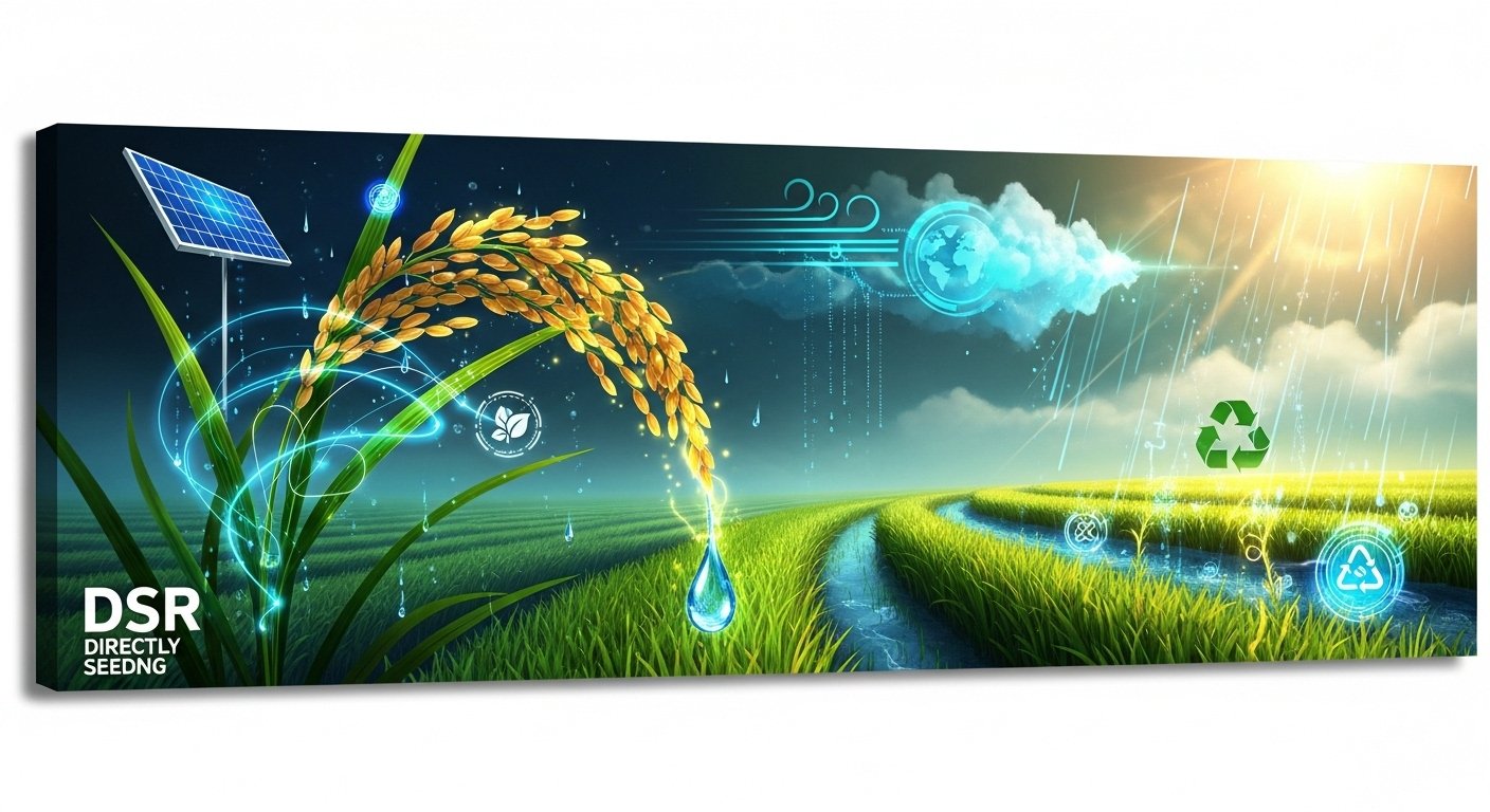 Sustainable shift in rice farming: Can Dry DSR anchor next green revolution?