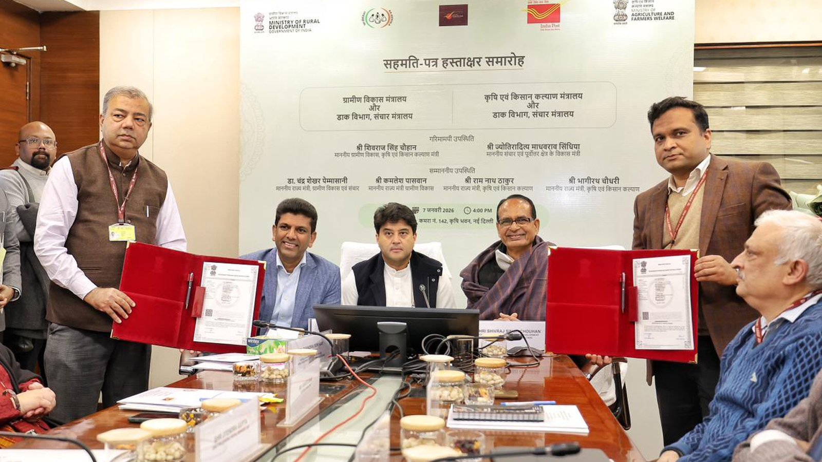 MoRD sign MoU with post offices to strengthen PAN-India sample logistics
