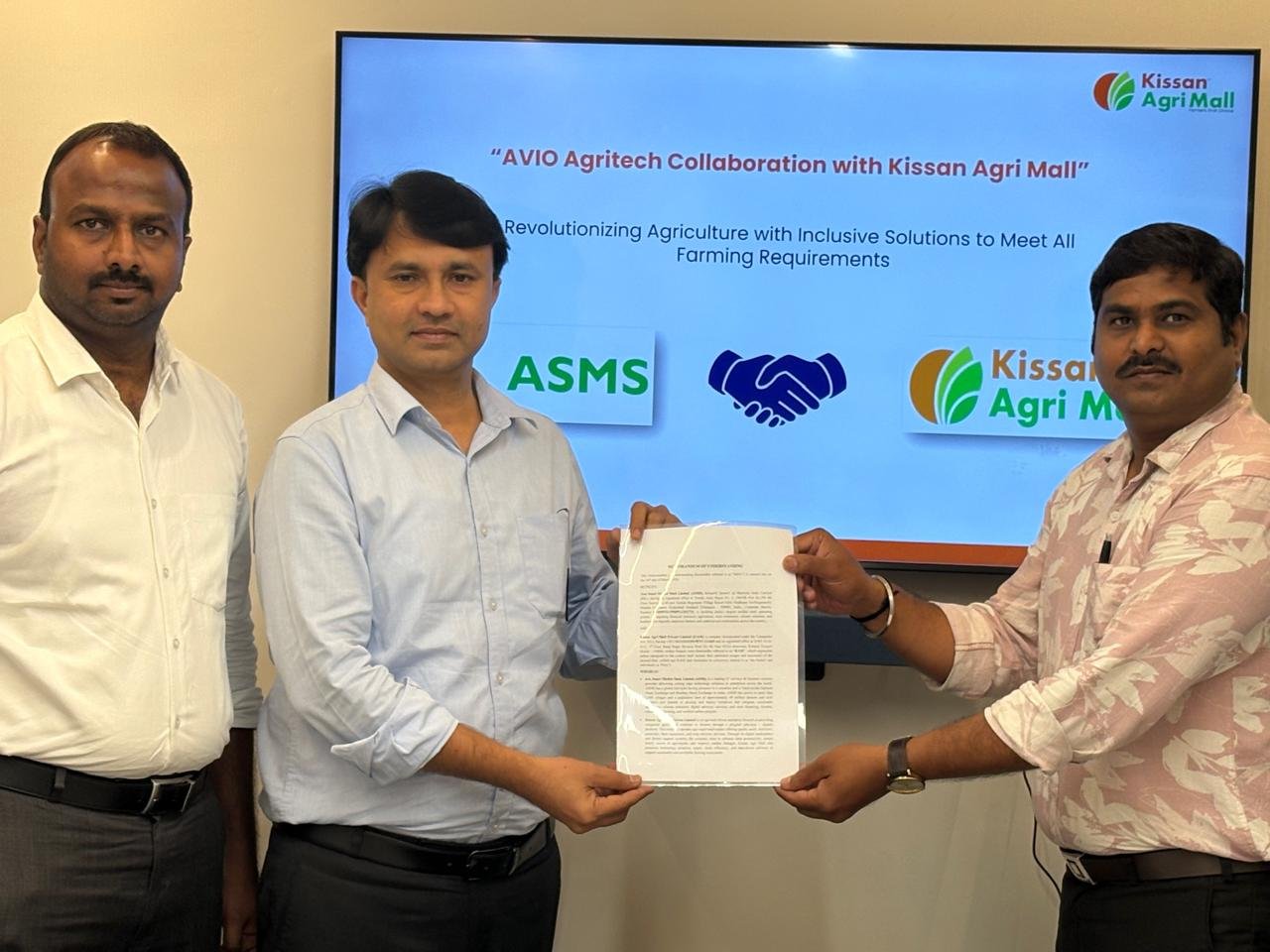 Avio Smart Market Stack Limited signs MoU with Kissan Agri Mall to strengthen retail agri ecosystem