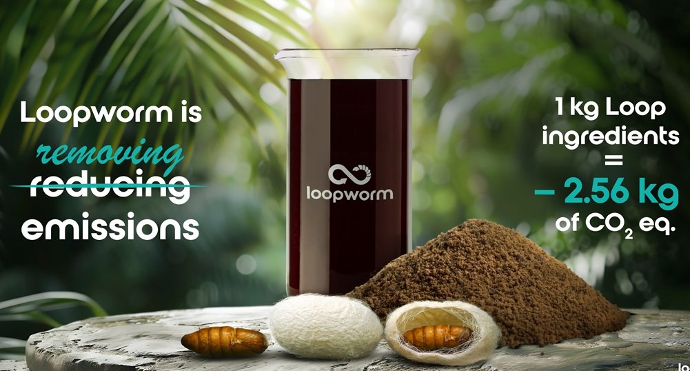 Loopworm achieves carbon-negative footprint in animal & pet food ingredients