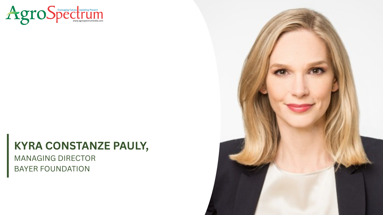 Bayer Foundation’s Kyra Constanze Pauly on why blended finance could reshape global food systems