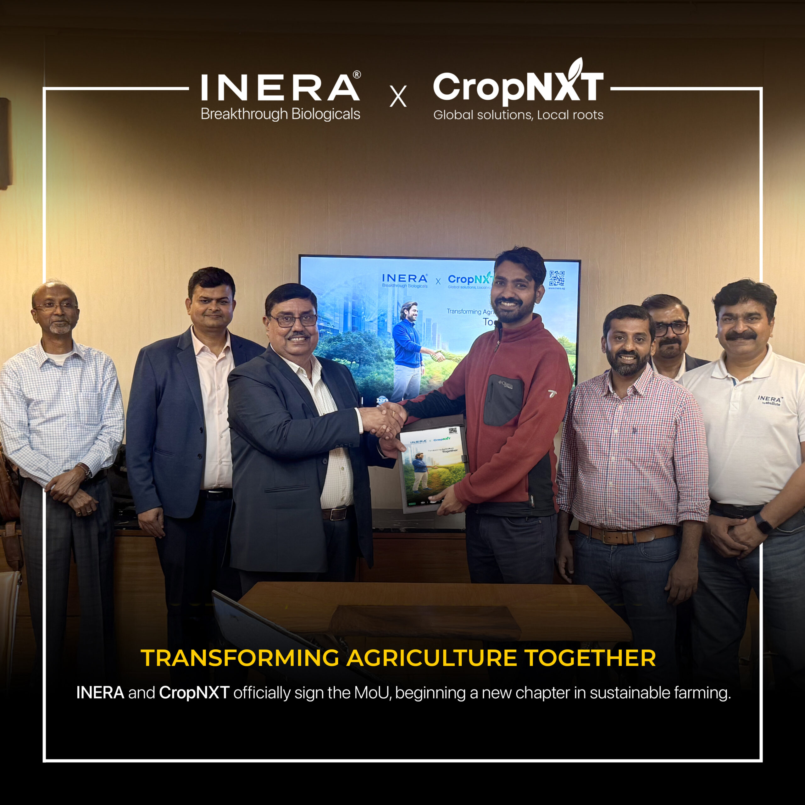 INERA and CropNXT announce strategic partnership to reach 65 Lakh farmers and unlock Rs 500 Cr opportunity
