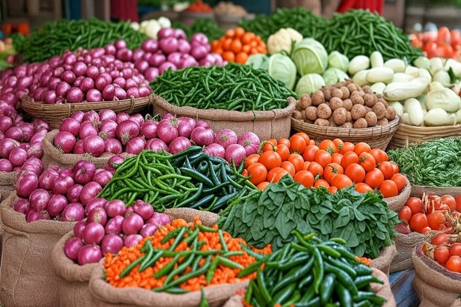 Retail inflation stays largely benign, but tomato prices surge nearly 46% year-on-year