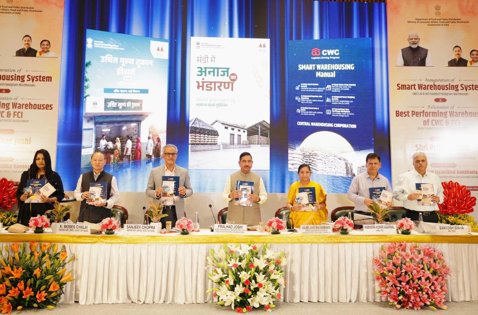 Union Minister Pralhad Joshi launches Smart Warehousing System for foodgrain storage