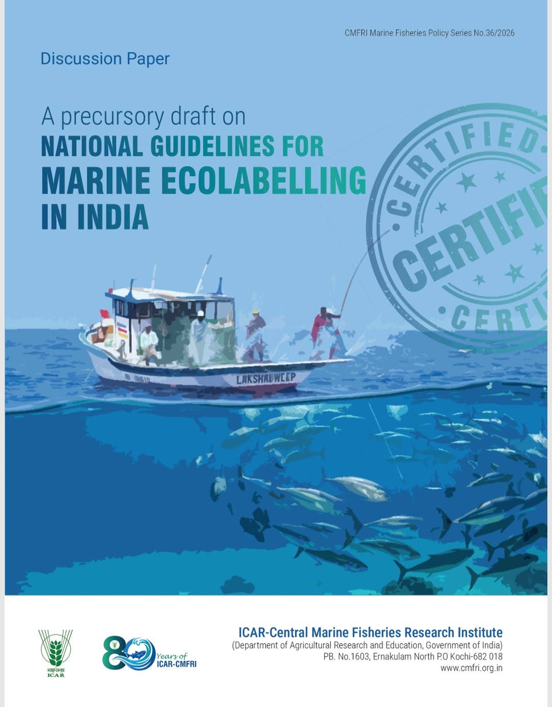 CMFRI drafts India's National Guidelines for Marine Ecolabelling