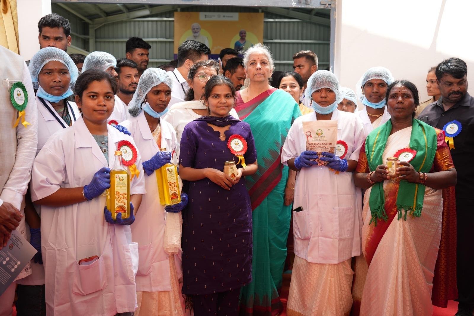 Women take charge of value addition: Nirmala Sitharaman inaugurates Yadgir’s first women-led agro-processing hub