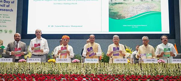 ICAR developed 386 improved varieties across 44 crops and 29 biofortified varieties during past year