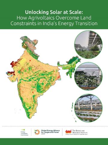 TERI–ETC report promote AgriPV to minimise India’s fossil fuel dependence