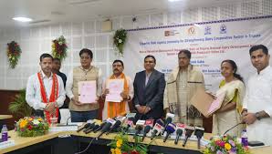 Tripura Govt inks landmark tripartite MoU with NDDB to strengthen dairy cooperative sector